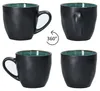 18-częściowy serwis kawowy Reactive Glaze Green kamionkowy Podgląd zdjęcia produktu 5
