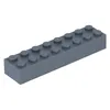 A single dark gray LEGO brick on a white background. Náhľad obrázku produktu
