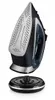 A cordless steam iron and its charging base are shown against a white background. Produktbild-Vorschau