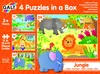 Galt Toys 1005071 Jungle 4 Puzzles in der Box – Dschungel, Produktbild-Vorschau 4