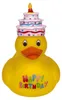 Happy Birthday Badeend met Verjaardagstaart Productafbeelding-voorbeeld 7