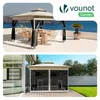 VOUNOT® Pavillon Faltbar 3.6x3.6m, Pop Up Faltpavillon Produktbild-Vorschau 2