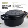 Victoria 38847 Dutch Oven Induktion Gusseisen Eingebrannte Produktbild-Vorschau 6