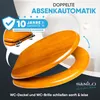 SANILO® WC-Sitz mit Absenkautomatik Holz, Toilettendeckel Produktbild-Vorschau 4