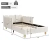 Flieks Kinderbett 90x200cm mit Rausfallschutz, Polsterbett Produktbild-Vorschau 3