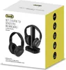 The image shows the retail packaging of a set of Trevi wireless TV headphones. Produktbild-Vorschau