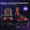 Krzesło do biurka ALFORDSON Racing, ergonomiczne, Podgląd zdjęcia produktu 3