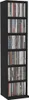 vidaXL CD-Schrank Schwarz 21x20x88 cm Holzwerkstoff Produktbild-Vorschau 2