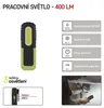 COB LED + LED nabíjecí prac. svítilna P4531, 400 lm, 2000 mAh Náhled obrázku produktu