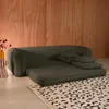 sweeek - 3-Sitzer-Schlafsofa  - Khaki Produktbild-Vorschau 5