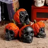 TETSMG Halloween Dekoration Gruseliger Totenkopf 4 Stück Produktbild-Vorschau 1