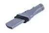 A close-up studio shot of a vacuum cleaner attachment with a brush. Produktbild-Vorschau