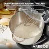 Kuchyňský robot AREBOS 1500W s 6l míchací mísou z nerezové Náhled obrázku produktu 9