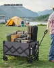 SONGMICS Faltbarer Bollerwagen, Transportwagen mit Griff, 4 Produktbild-Vorschau 3