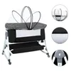 2 in 1 Beistellbett Babywiege Reisebett,Babybetten bis 25 Produktbild-Vorschau 4