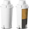 Two water filter cartridges are shown side-by-side against a white background. One cartridge is shown whole, while the other is cut in half to reveal its internal filtering layers. Náhľad obrázku produktu