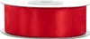 Satinband 25mm x 25m Rolle Rot Produktbild-Vorschau 1