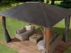 Gartenpavillon 3x4 m Holzoptik, Stahldach Hardtop 4 Produktbild-Vorschau 5