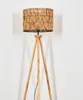 Obenetto Stehlampe mit Holzfuß und Schirm aus Bambus Produktbild-Vorschau 8