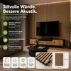 Sada 4 akustických panelov 3D – 115 x 60 x 2,1 cm, nástenné Náhľad obrázku produktu 2