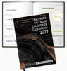 PlanWise Marbel Buchkalender 2027 A5 Flex-Hardcover - 1 Produktbild-Vorschau 1