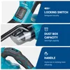 Akumulátorový ručný vysávač Drillpro 18 V s 2 akumulátormi Náhľad obrázku produktu 6