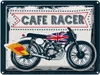 vianmo Blechschild 30x40 cm Motorcycle Cafe Racer Motorrad Produktbild-Vorschau 1