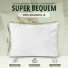 set di 2 copricuscini 100% cotone 40x60 cm Bianco Anteprima dell’immagine prodotto 3