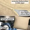 Dekokissen Kissenhülle mit Reißverschluss Sofakissen Produktbild-Vorschau 3