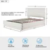 Merax Polsterbett mit LED, hydraulisches Boxspringbett Produktbild-Vorschau 7