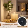 COSTWAY Lampada da terra a LED a 3 luci, 180 cm, con 3 Anteprima dell’immagine prodotto 7