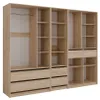 Šatní skříň Vicco Elmo Sonoma 100 x 200 cm Sada 3 kusů, Náhled obrázku produktu 1