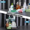 organizzatore da cucina nero, scaffale sottolavello a 2 Anteprima dell’immagine prodotto 7