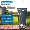 4rain VASO 2in1 regenton 220 L graphite grey incl. Productafbeelding-voorbeeld 3