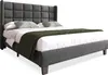 MODFU Lit rembourré 140×200 cm, lit double avec tête de lit Voir les images du produit 10