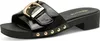 Tamaris Damen Pantolette Clog mit Sohle in Holzoptik und Produktbild-Vorschau 3