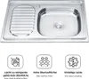 Küchenspüle Einbauspüle Spülbecken Spüle Siphon Edelstahl Produktbild-Vorschau 3