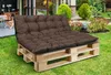 Gartenkissen-Set 120/80 cm + 120/40 cm für eine Bank, Produktbild-Vorschau 3