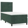 The Living Store Boxspringbett mit Matratze Dunkelgrün Produktbild-Vorschau 3