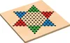 A Chinese checkers board game on a plain white background. Podgląd zdjęcia produktu
