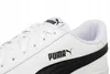 A close-up view of a white Puma sneaker with a black stripe and logo. Podgląd zdjęcia produktu