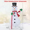 COSTWAY Bonhomme de neige LED 150 cm, décoration de Noël Voir les images du produit 5