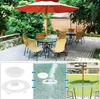 Tischschirmring 2 Stück, Weiß, PVC-Kunststoff, Für Produktbild-Vorschau 5