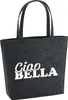 Huuraa Filzshopper Ciao Bella Italien 22 Liter Charcoal Produktbild-Vorschau 1