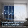 Catena luminosa LED da 1,8 metri, a forma di fiocco di Anteprima dell’immagine prodotto 4