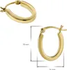 trendor 08784 Damen Ohrringe 925 Silber Goldplattiert Creolen 18 mm 4 Anteprima dell’immagine prodotto