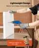A person wearing gloves is using a blue foam cutter on a large piece of white foam. A coffee cup is held in the other hand. Anteprima dell’immagine prodotto