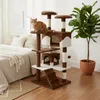 tiragraffi belviona, albero per gatti alto 130 cm con Anteprima dell’immagine prodotto 2