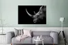 MuchoWow® Poster Nashorn - Tiere - Schwarz - Weiß - Porträt Produktbild-Vorschau 5