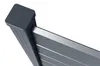 VANO 4 m H. 180 cm Grauer Lamellenzaun aus Aluminium Produktbild-Vorschau 8